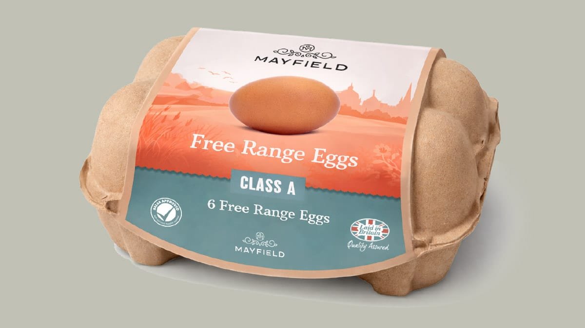 Mayfield free-range eggs